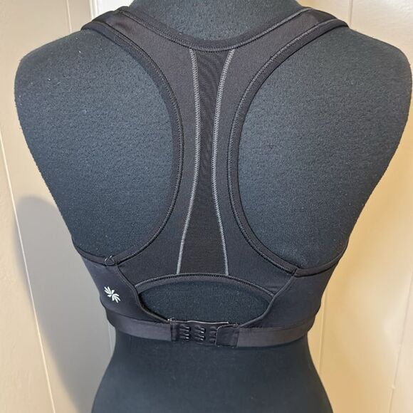 ATHLETA Hullabaloo Sports Bra Black High Support 36D Lightly Padded. - Picture 4 of 6